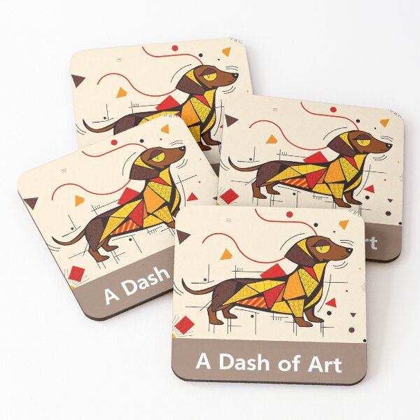 Item preview, Dachshund Stride In Color designed and sold by Cute-Cuddles.