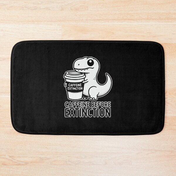 Item preview, Cute T-Rex with Coffee - Caffeine Before Extinction designed and sold by MaateoDesign.