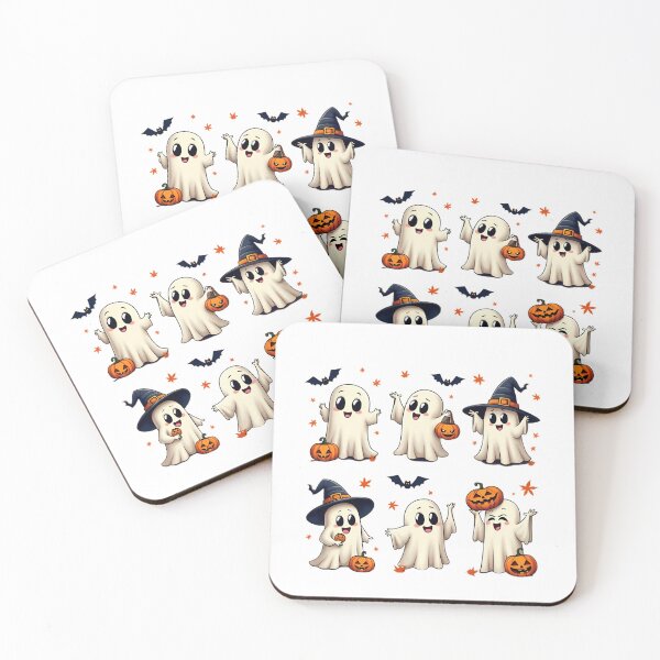 Item preview, Cute Whimsical Halloween Ghosts.  designed and sold by Auchi_Verse.