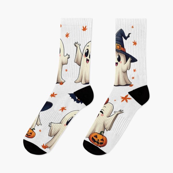 Item preview, Cute Whimsical Halloween Ghosts.  designed and sold by Auchi_Verse.