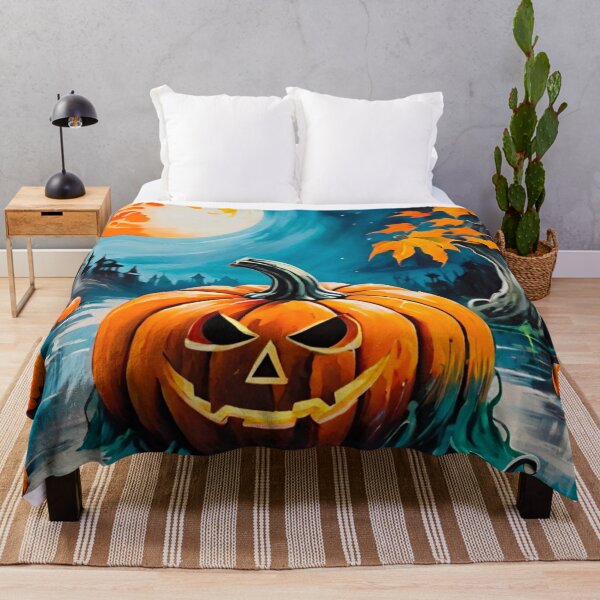 Item preview, Eerie Halloween Night: Spooky Pumpkin Display designed and sold by GrizzlyCollective.