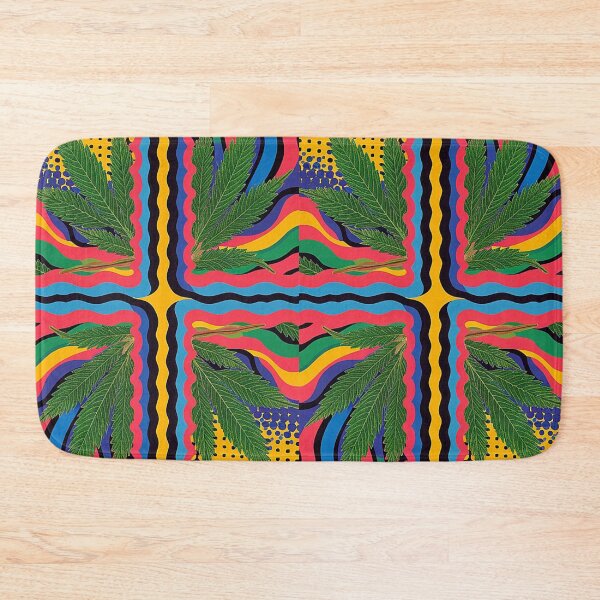 Item preview, Colorful Vibrant Marijuana Abstract Art - Unique Psychedelic Design  designed and sold by JLEmporium.