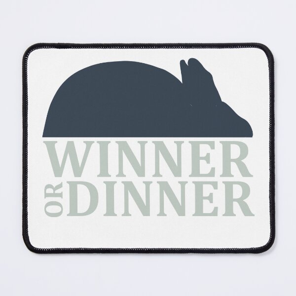 Item preview, Winner or Dinner Rabbit Design designed and sold by Stacy DeKoekkoek.