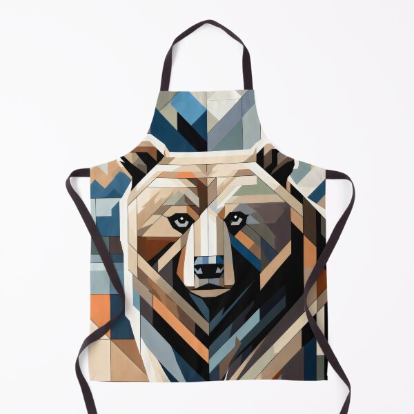 Item preview, Cubist Bear Hunting designed and sold by GoldenPattern.