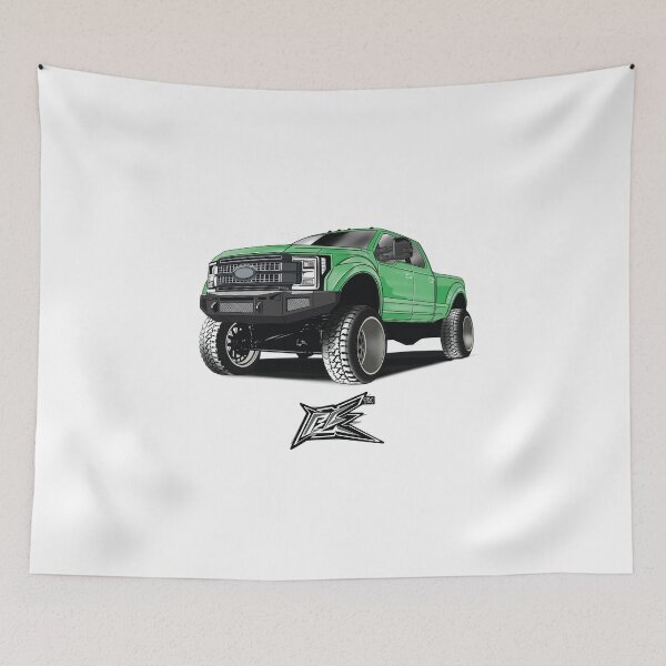 Item preview, ford f250 hd truck green  designed and sold by NaquashM.