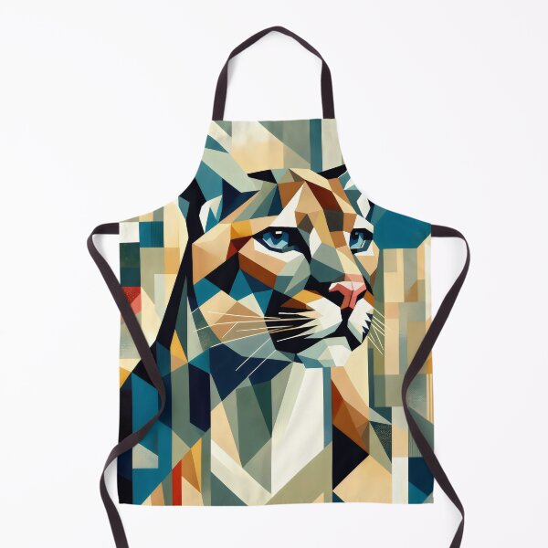 Item preview, Cubist Mountain Lion designed and sold by GoldenPattern.