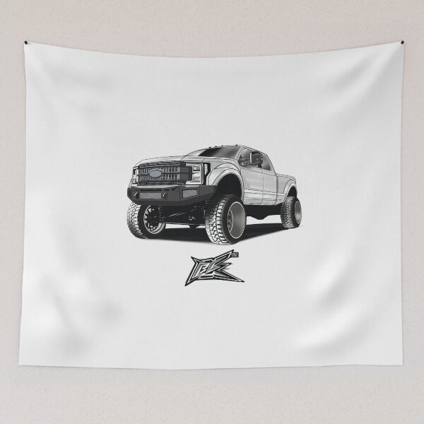 Item preview, ford f250 hd truck white  designed and sold by NaquashM.