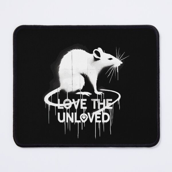 Item preview, Love The Unloved Rat Owner Monochromatic designed and sold by TomFrontierArt.