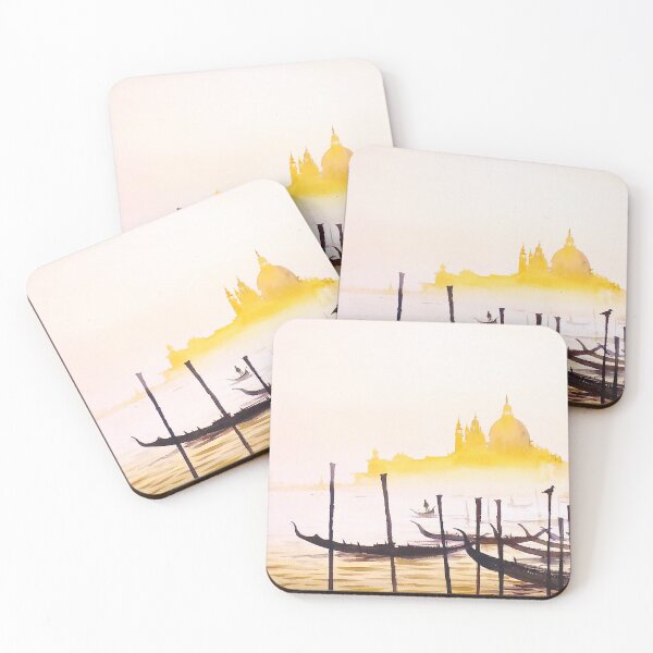 Item preview, early Morning Venice - watercolor painting on paper designed and sold by SamirArt.