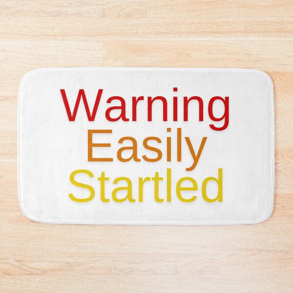 Item preview, Easily Startled designed and sold by Fateh-Kro ⭐⭐⭐⭐⭐.