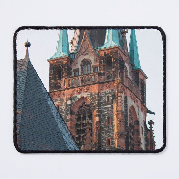 Item preview, Gothic tower in the evening light - detailed view designed and sold by rhosbahu.