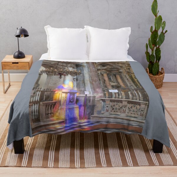 Item preview, Italy. Naples. Church of San Domenico Maggiore. Colorful Light thru Stained Glass Windows. designed and sold by vadim19.