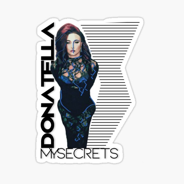 Donatella MySecrets - White Sticker