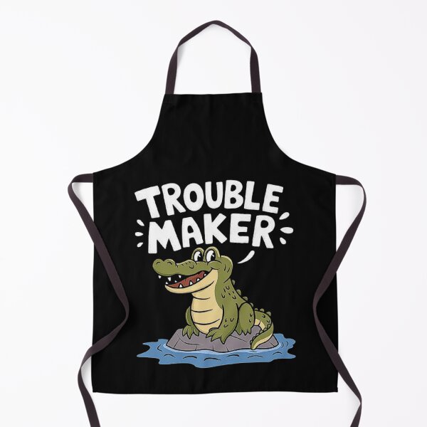 Item preview, Playful Crocodile Design: The Ultimate Troublemaker designed and sold by love3617.