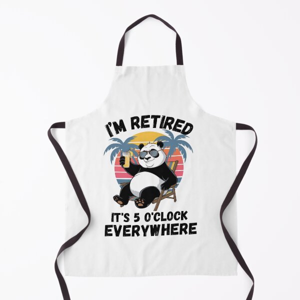 Item preview, I'm Retired It's 5 o'clock Everywhere Funny retirement dad Cute panda designed and sold by TheTimer.