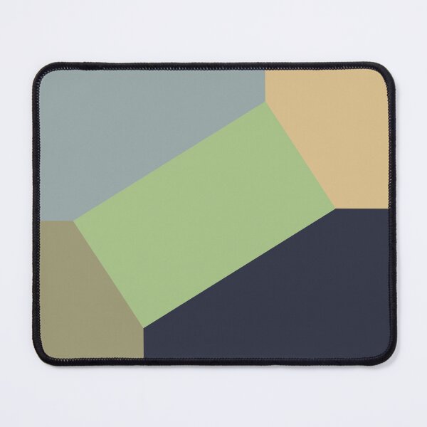 Item preview, Abstract Geometric Color Block Blue Green Brown designed and sold by Jeallan Designs.