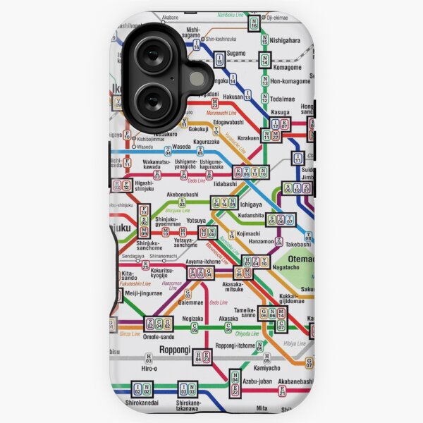 Vista previa del artículo con la obra «Reloj del mapa del metro de Tokio», diseñado y vendido por KALEIDOSCOPE UK.