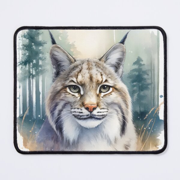 Item preview, Watercolor Bobcat designed and sold by GoldenPattern.