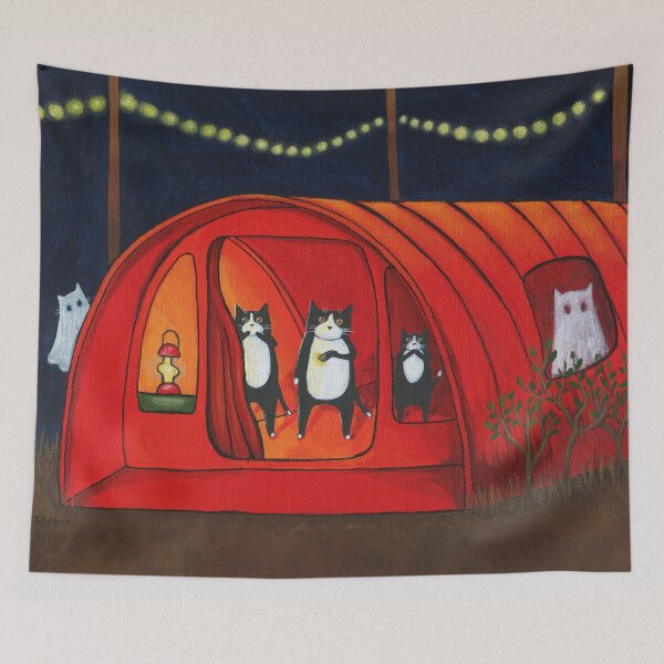 Item preview, Ghost Hunting Campsite designed and sold by KilkennyCat Art.
