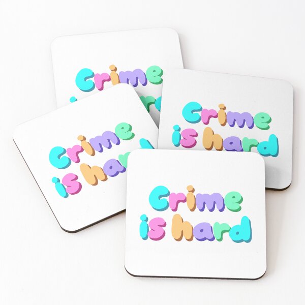 Item preview, Crime is hard Evan Buckley quote designed and sold by NickMcGovern.