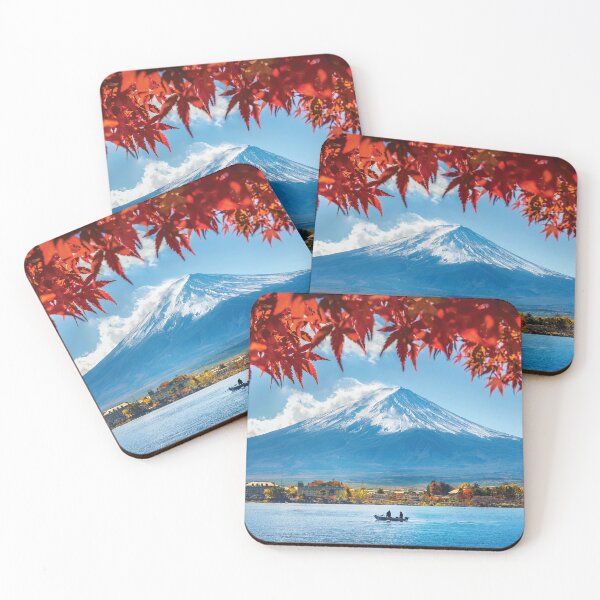 Item preview, Autumn Season and Mountain Fuji at Kawaguchiko lake, Japan designed and sold by skalihm.