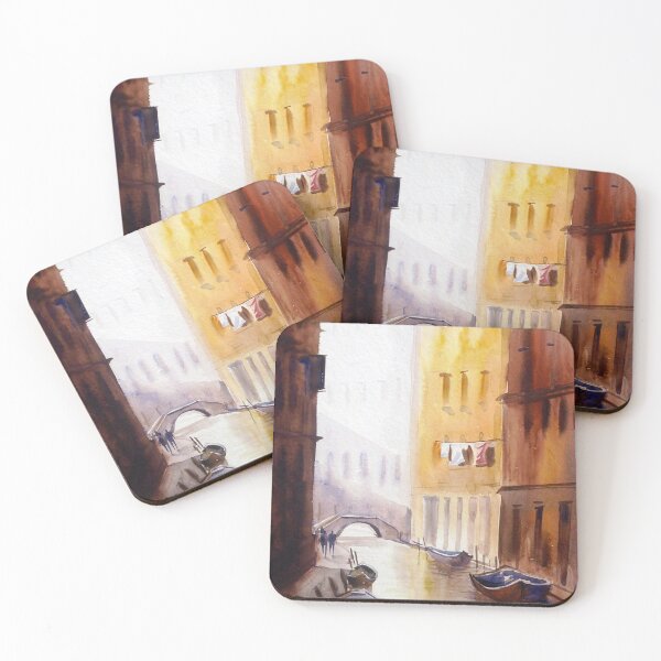 Item preview, Early morning Venice canal  designed and sold by SamirArt.