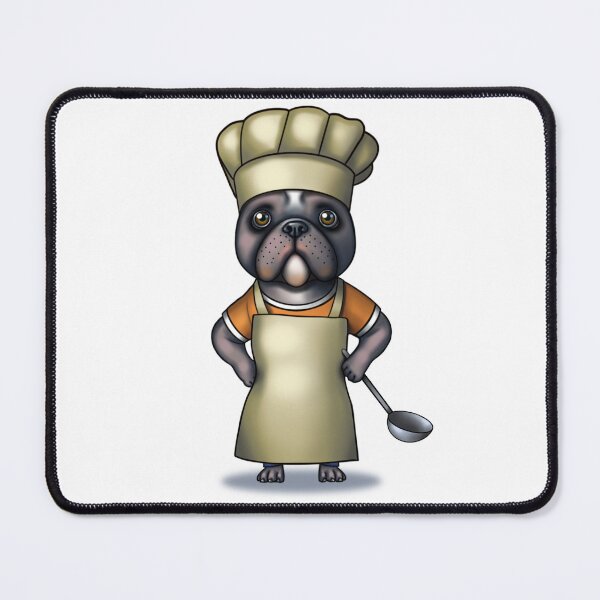 Item preview, French Bulldog Chef designed and sold by Tatjana Zaichenkova.