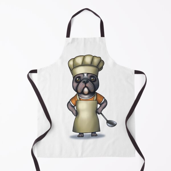 Item preview, French Bulldog Chef designed and sold by Tatjana Zaichenkova.