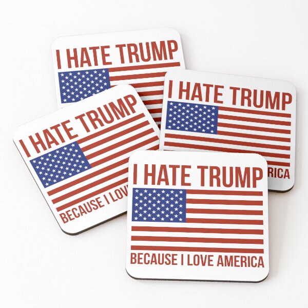 Item preview, I hate Trump because I love America  designed and sold by Rachel the Artist .