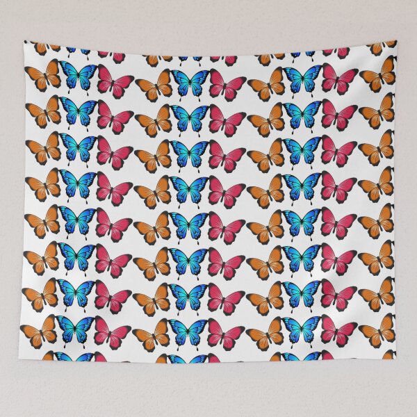 Item preview, Three cute, funny and colorful butterflies designed and sold by Maira Guerrero.