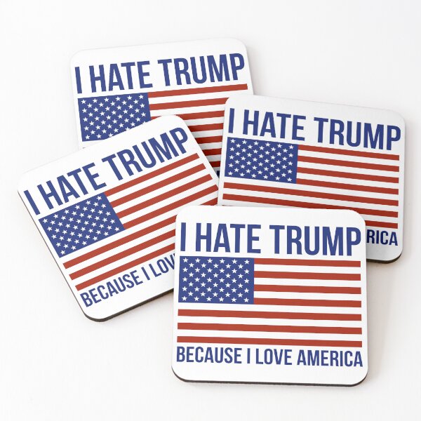 Item preview, I hate Trump because I love America  designed and sold by Rachel the Artist .