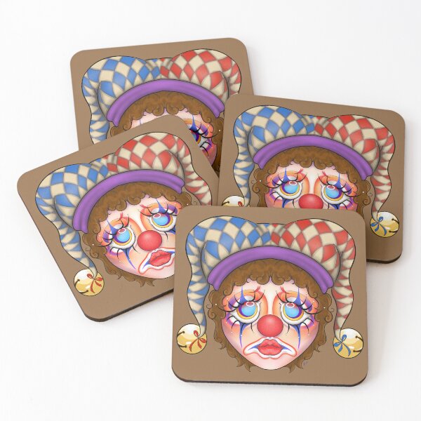 Item preview, Clown Doll Head designed and sold by vindella.