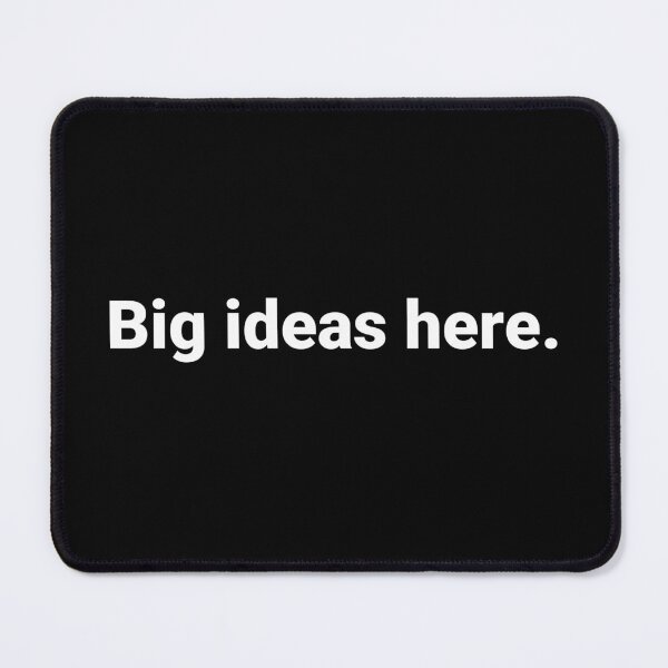 Item preview, Big ideas here. designed and sold by Text-based T-Shirts and Gifts.
