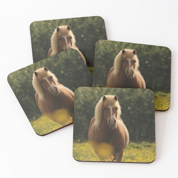 Item preview, Icelandic hprse in flowerfield designed and sold by Eymirart.