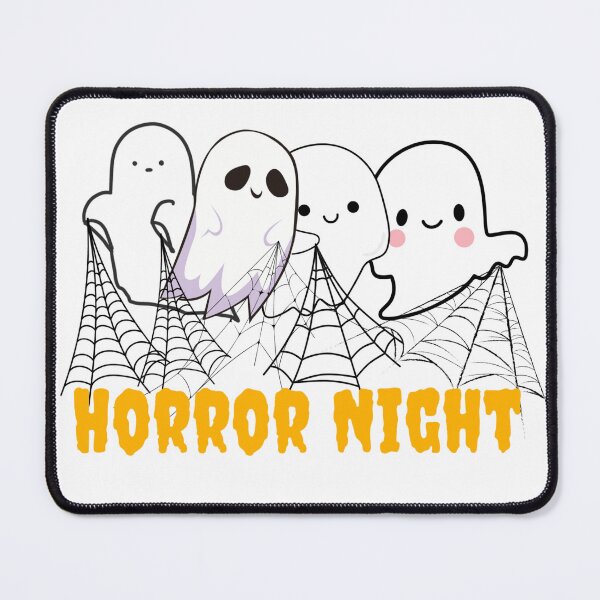 Item preview, Cute ghosts in horror night designed and sold by catcraftss.