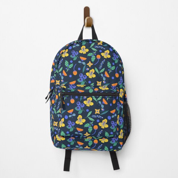 Item preview, Blueberry floral pattern designed and sold by Maasha.