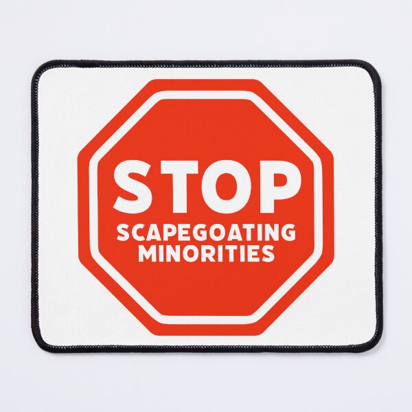 Item preview, Stop scapegoating minorities  designed and sold by Rachel the Artist .