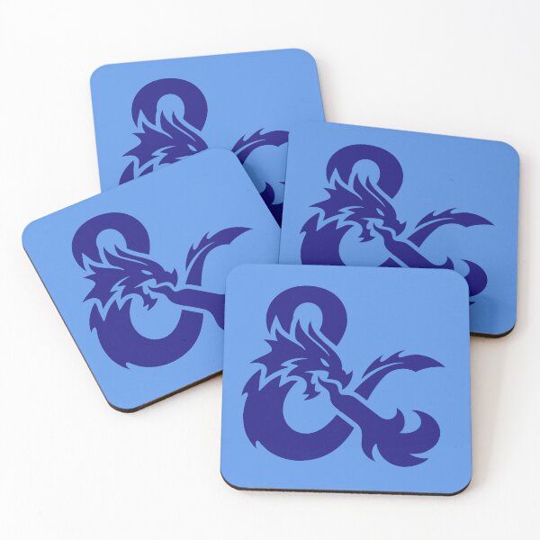 Item preview, Dark Blue Dungeons and Dragons Logo designed and sold by SterkalaPress.