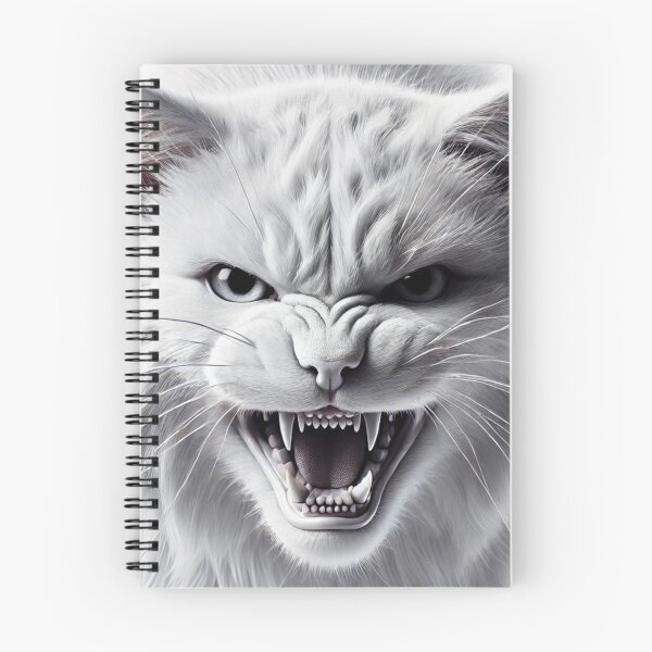 Item preview, Snarling White Cat designed and sold by Sunrise427.