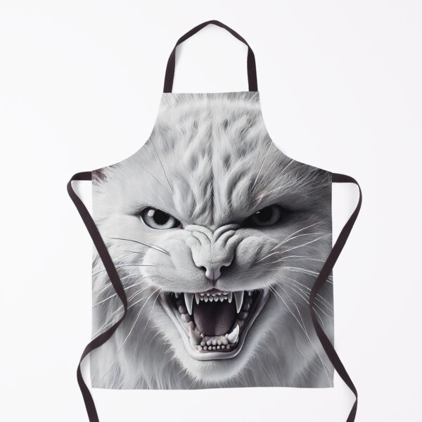 Item preview, Snarling White Cat designed and sold by Sunrise427.
