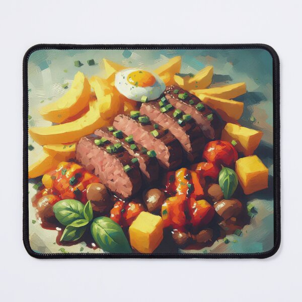 Item preview, Lomo Saltado Impressionism Art Style designed and sold by artofuniverse.
