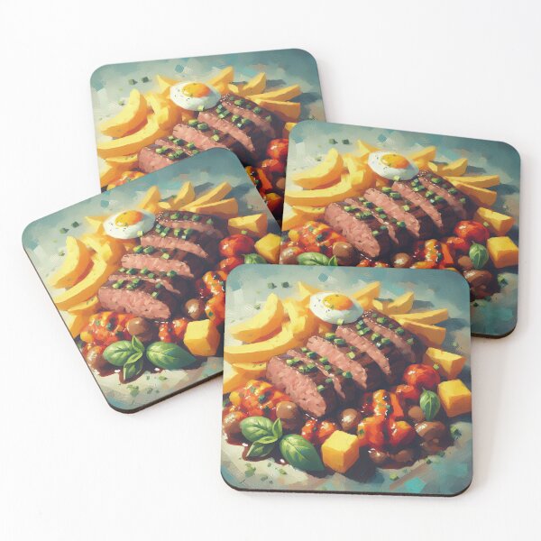 Item preview, Lomo Saltado Impressionism Art Style designed and sold by artofuniverse.