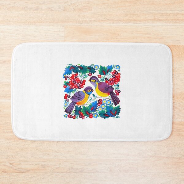 Item preview, 2 titmouses on a branch Petrykivka style designed and sold by ZamriiArt.