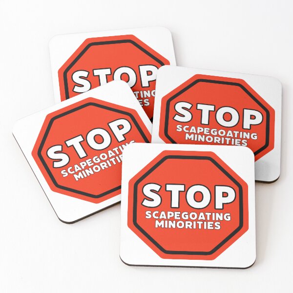 Item preview, Stop scapegoating minorities  designed and sold by Rachel the Artist .