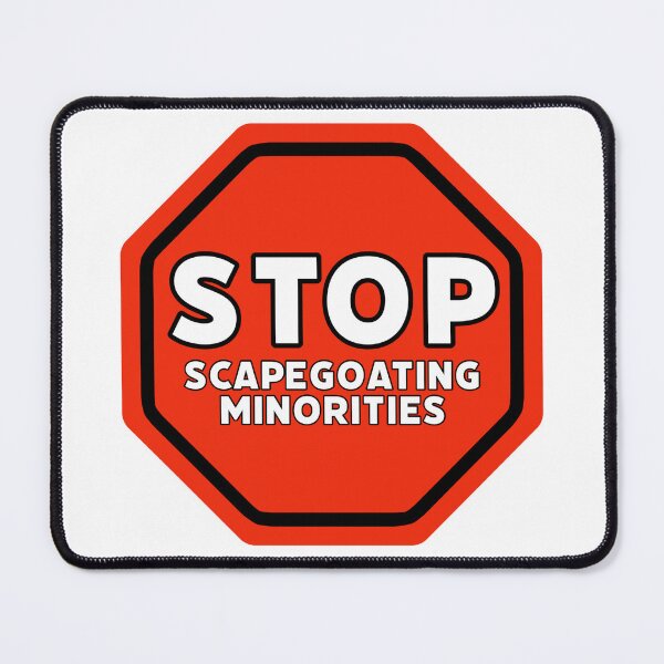 Item preview, Stop scapegoating minorities  designed and sold by Rachel the Artist .