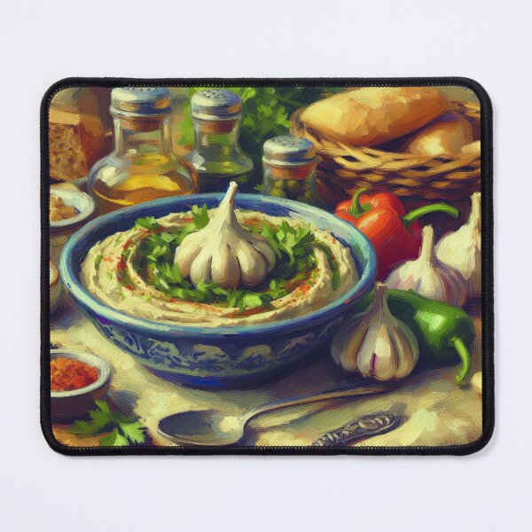 Item preview, Baba Ganoush Impressionism Art Style designed and sold by artofuniverse.
