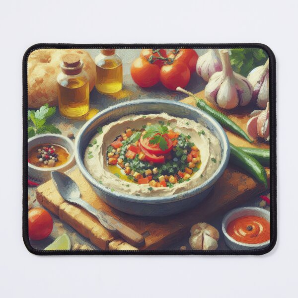 Item preview, Baba Ganoush Impressionism Art Style designed and sold by artofuniverse.