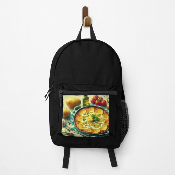 Item preview, Potato Gratin Impressionism Art Style designed and sold by artofuniverse.