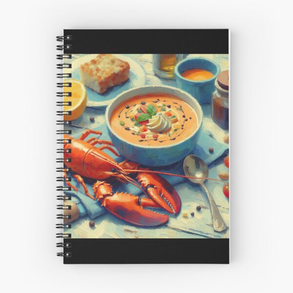 Item preview, Lobster Bisque Impressionism Art Style designed and sold by artofuniverse.
