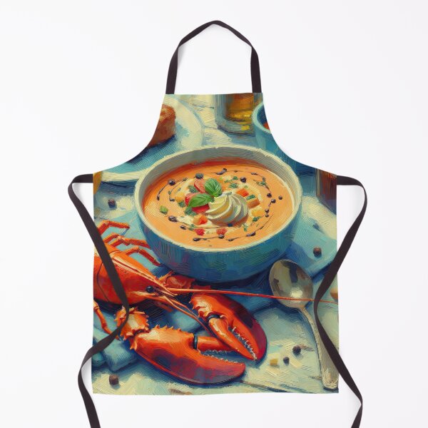 Item preview, Lobster Bisque Impressionism Art Style designed and sold by artofuniverse.